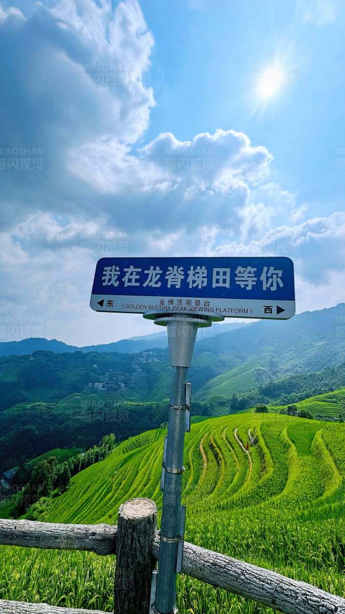 我在龙脊梯田等你图片