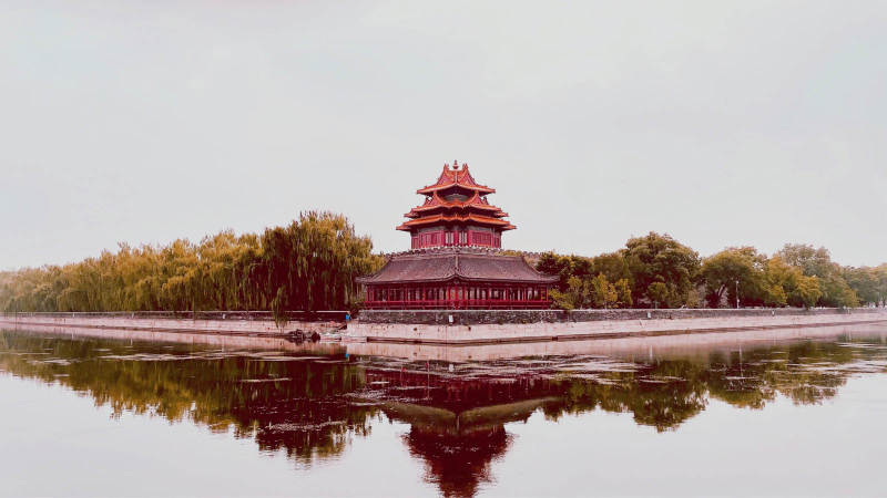 北京故宫一角图片