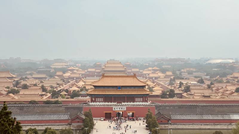 北京故宫的壮丽景色图片