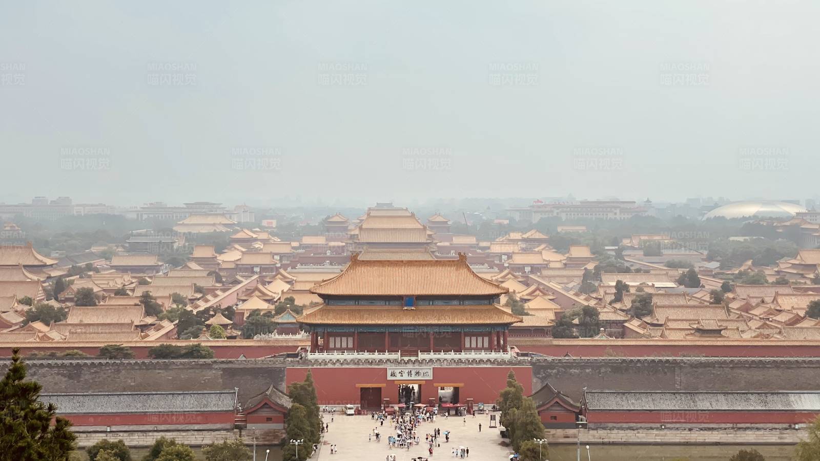 北京故宫的壮丽景色图片