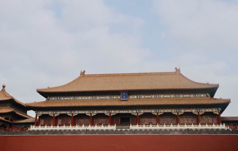 故宫的建筑风格图片