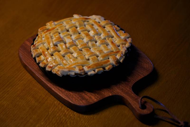 编织的美味 苹果派的艺术图片