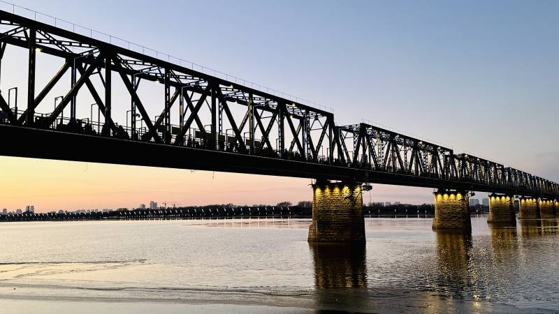 滨洲线哈尔滨松花江大桥图片