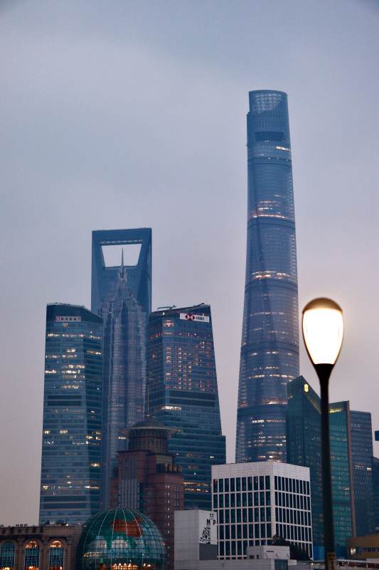 上海陆家嘴夜景图片