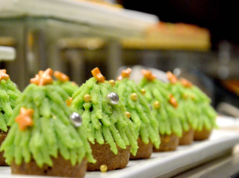 圣诞树蛋糕图片