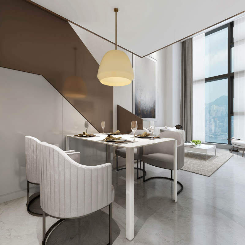 现代简约风格餐厅设计图片
