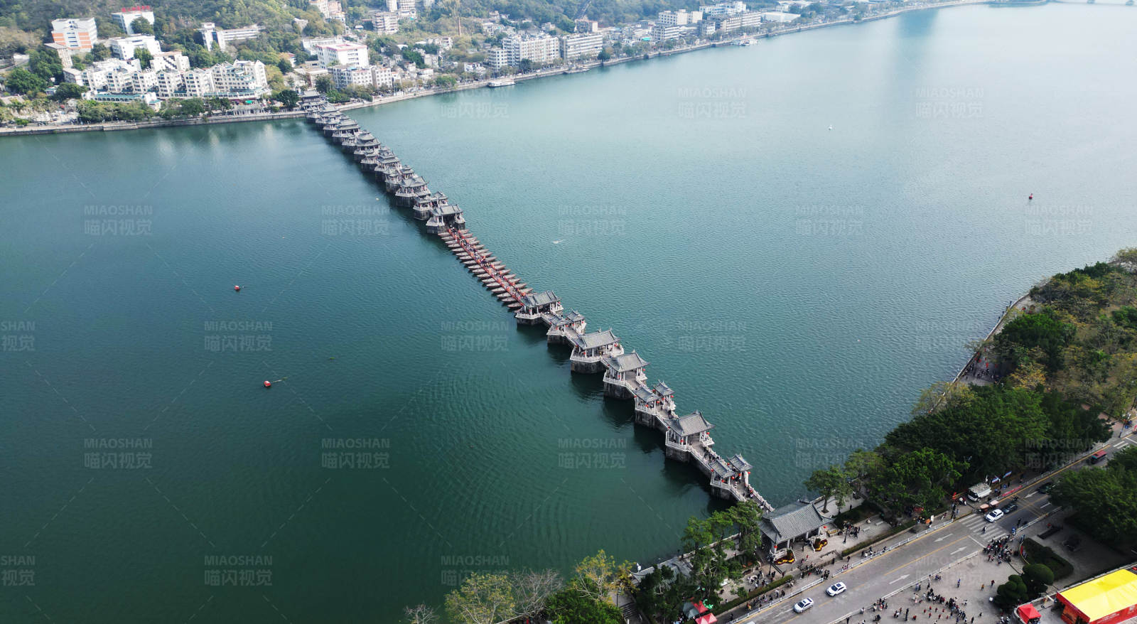 潮州广济桥 千年古桥的壮丽景象图片