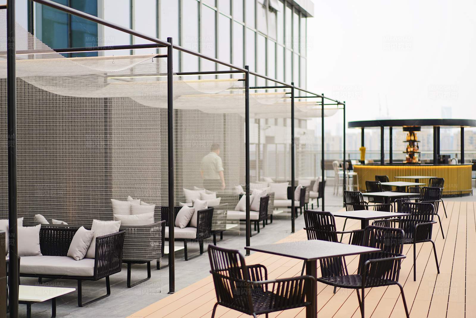 屋顶露台休闲区图片