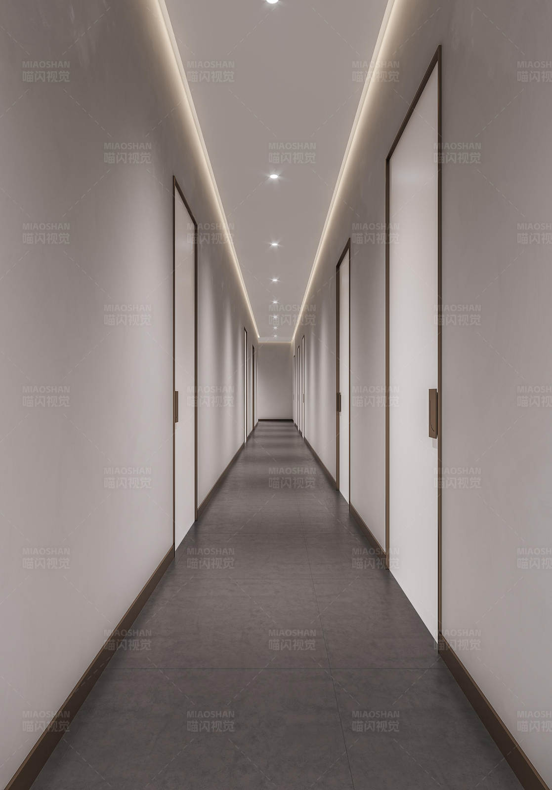 现代简约走廊设计图片