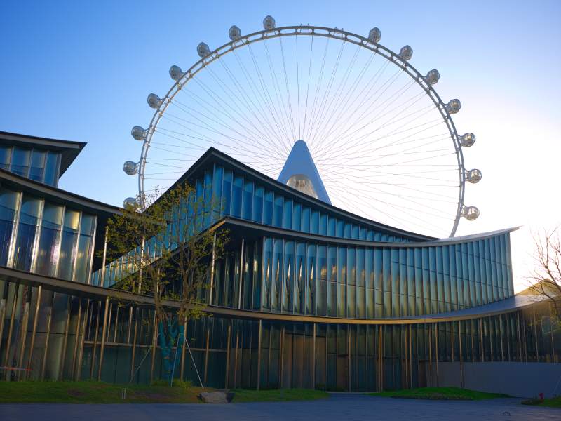 伦敦眼和建筑图片