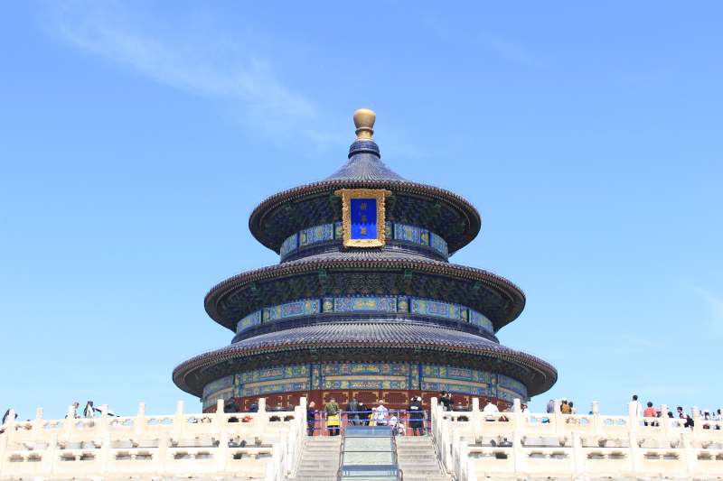 北京天坛公园的祈年殿图片