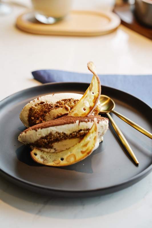 焦糖香蕉提拉米苏图片