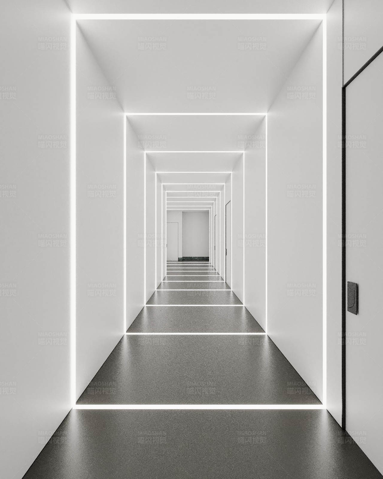 现代简约走廊设计图片