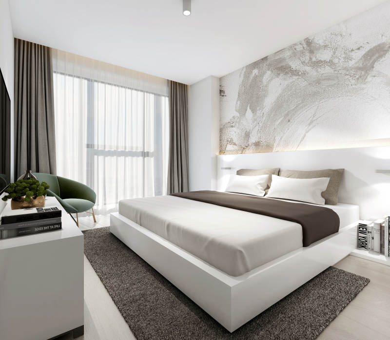 现代简约卧室设计图片