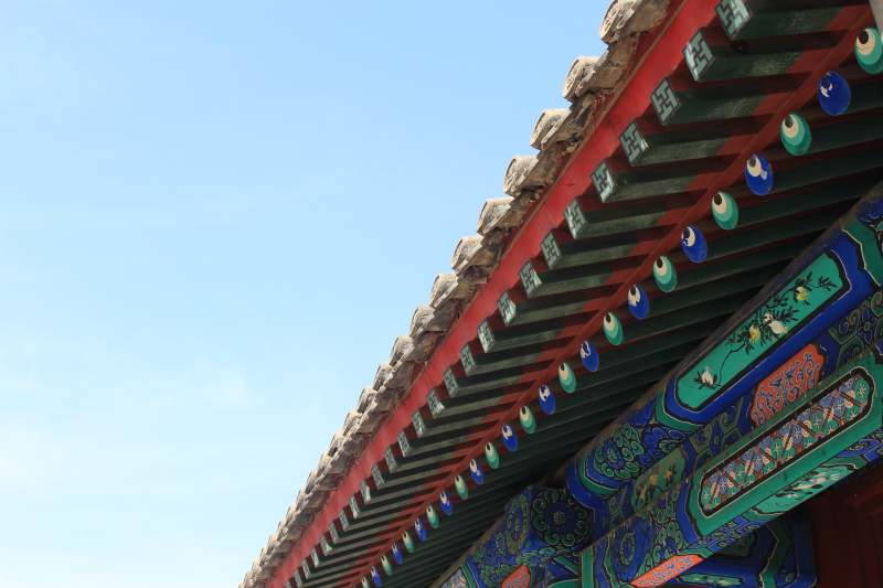 故宫屋顶的华丽装饰图片