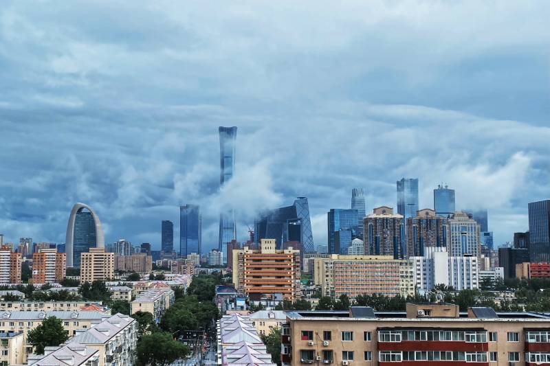 北京城市天际线图片