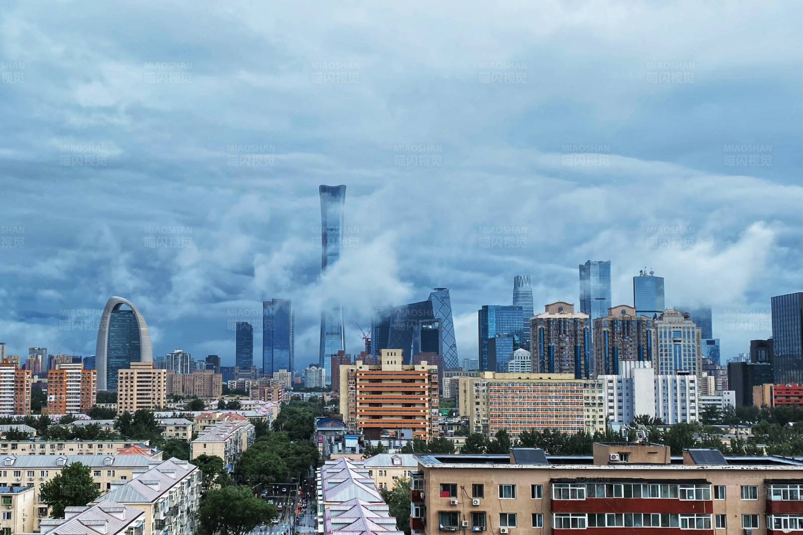 北京城市天际线图片