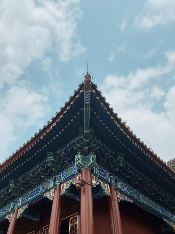 故宫角楼的华丽屋檐图片