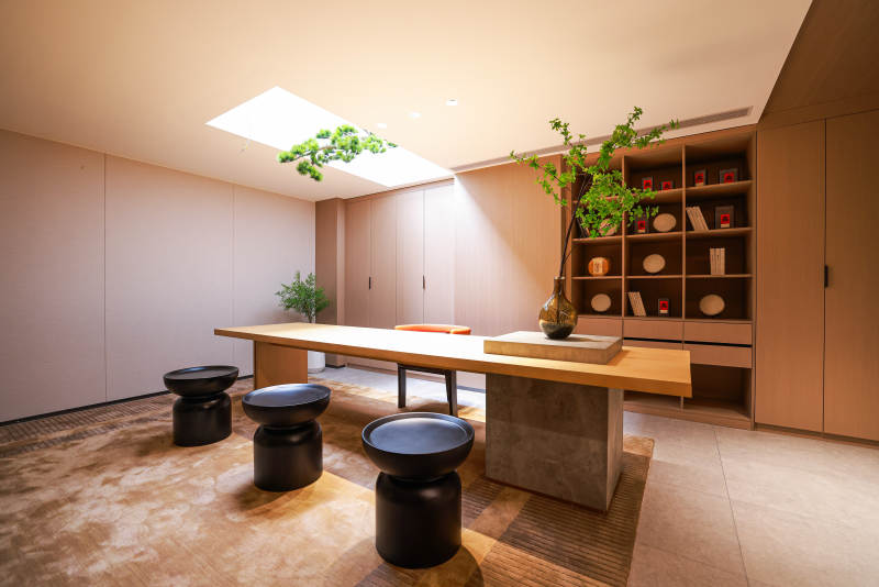 现代简约茶室设计图片