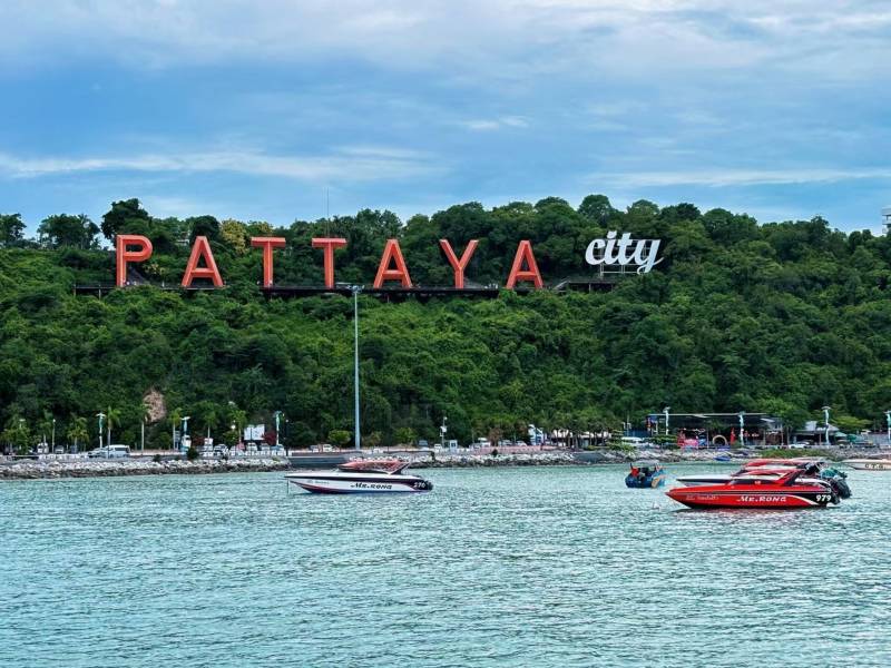 芭堤雅城市海岸线图片