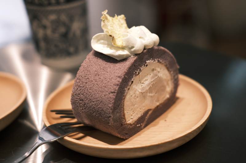 巧克力蛋糕卷图片