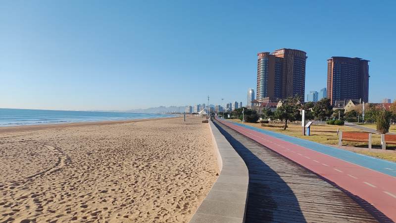 海滨城市步道图片