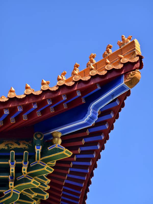 中国古建筑屋顶装饰图片