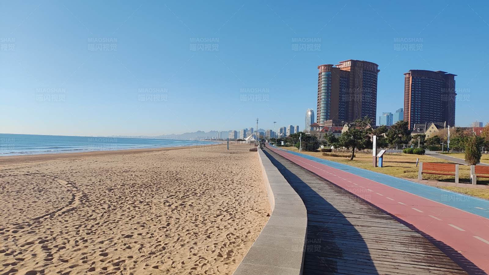 海滨城市步道图片