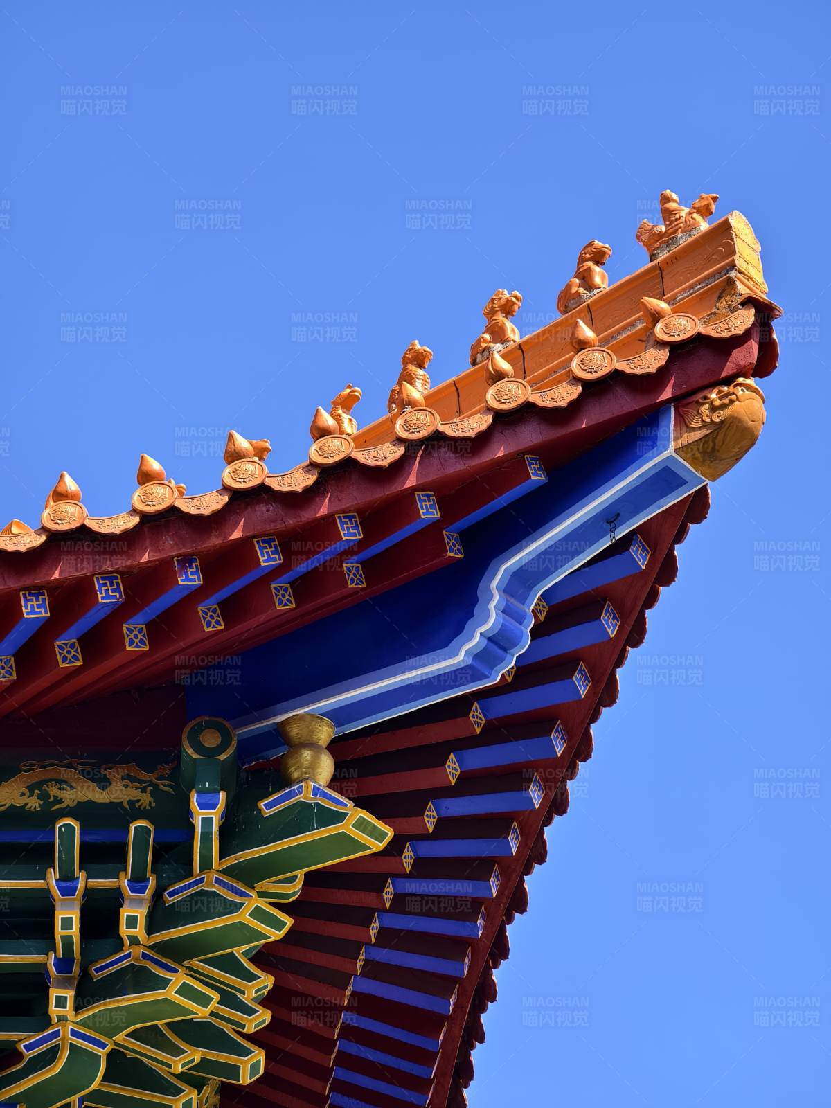 中国古建筑屋顶装饰图片