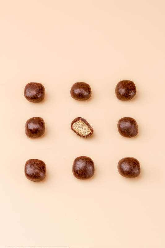 巧克力豆的排列图片