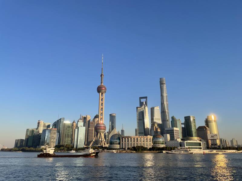 上海外滩天际线图片