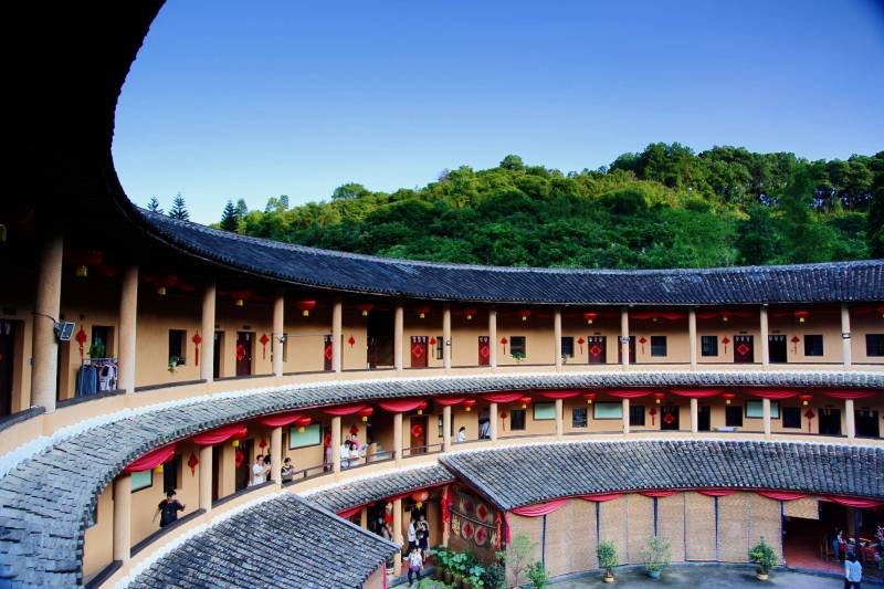 客家土楼的建筑奇观图片
