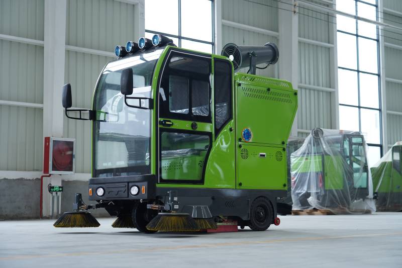 绿色工业扫地机展示图片