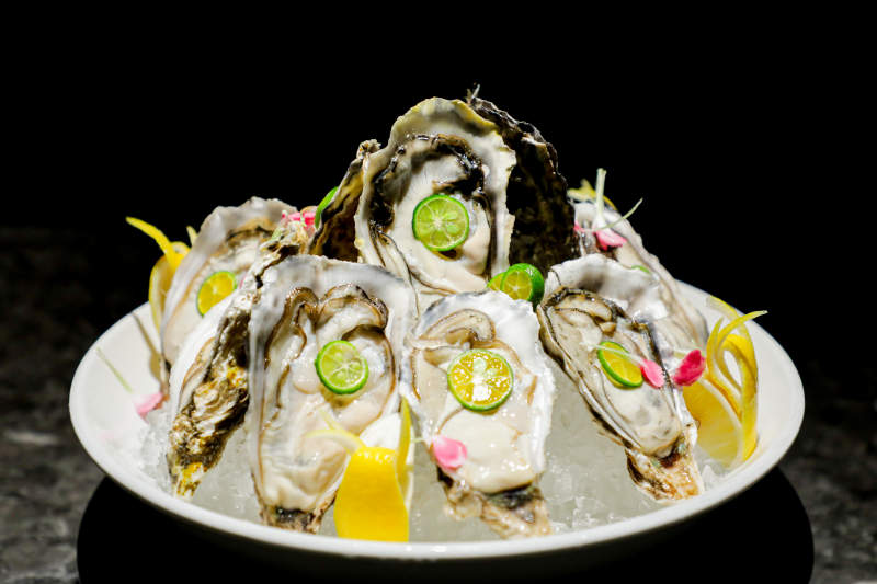 冰镇柠檬生蚝图片