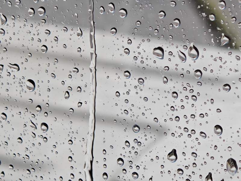 雨滴窗影图片