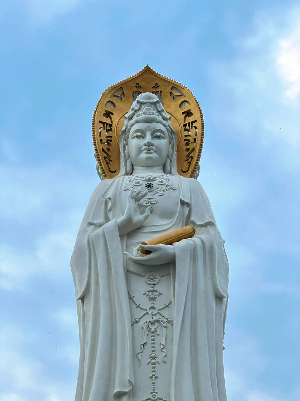 海南南山海上观音图片