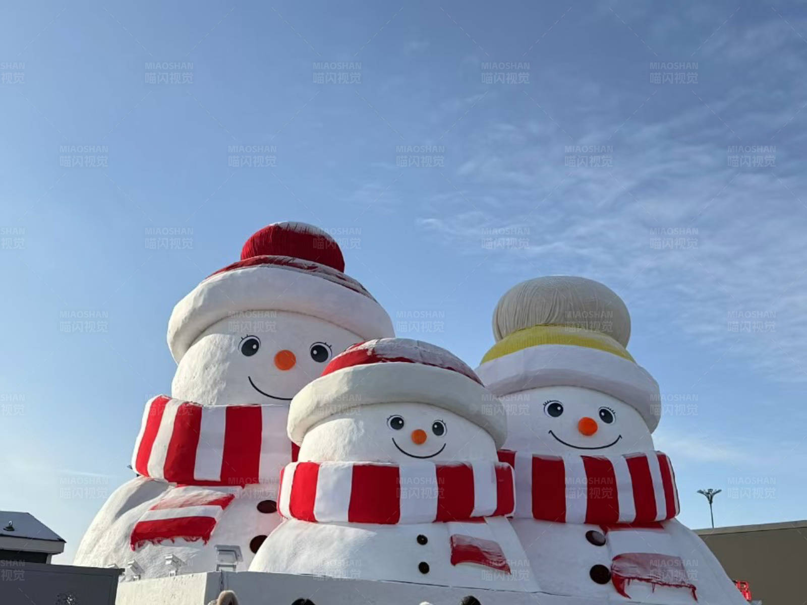 欢乐雪人迎冬日图片