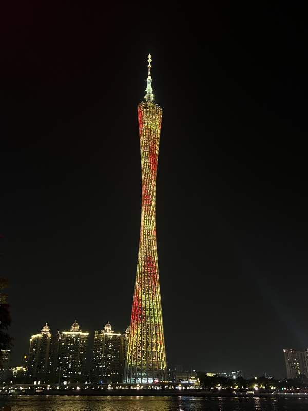 广州塔夜景图片