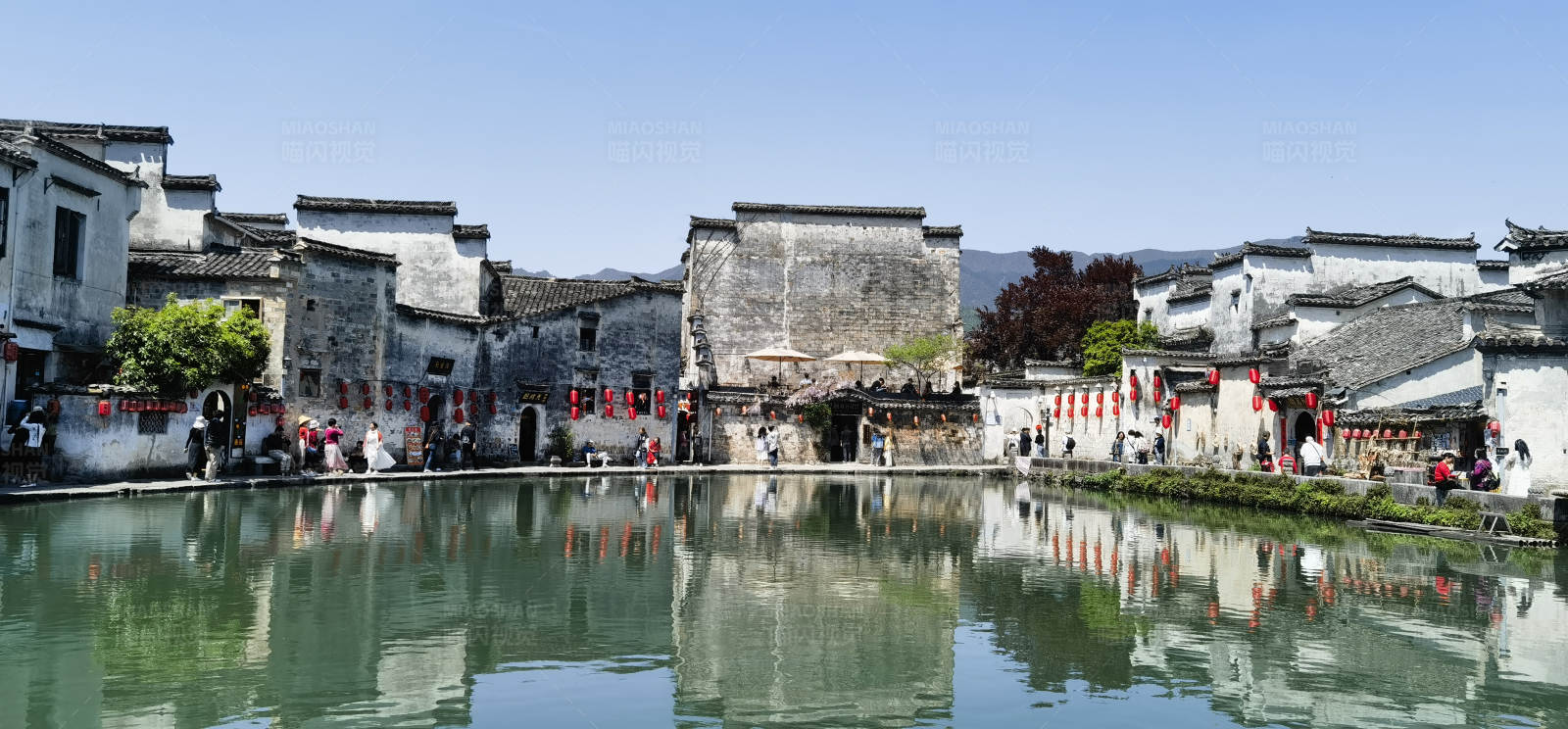 宏村南湖风景图片