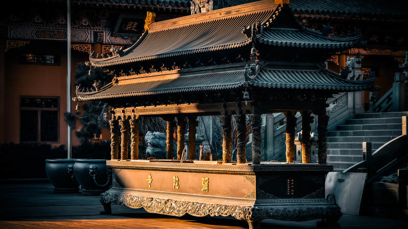 古寺晨光·沈阳弥陀寺图片