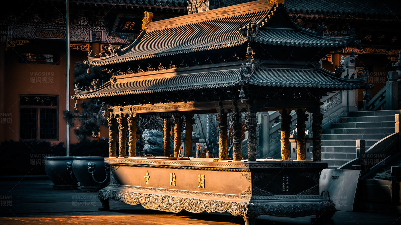 古寺晨光·沈阳弥陀寺图片