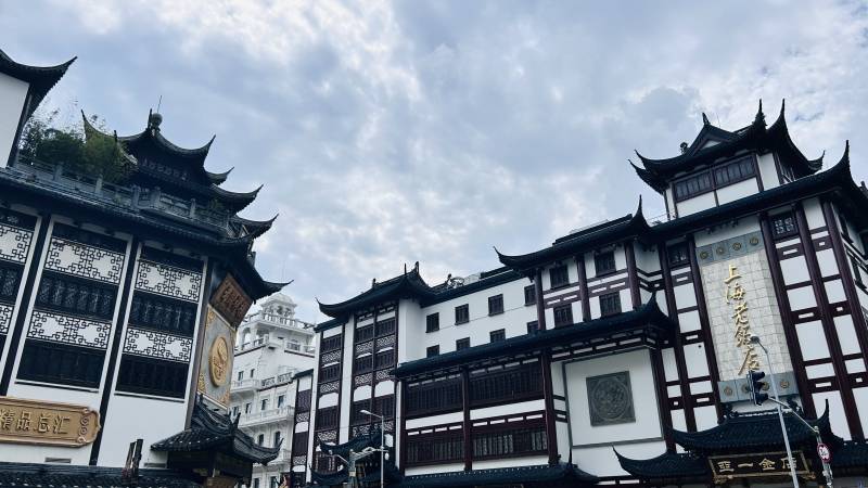 上海豫园的传统建筑图片