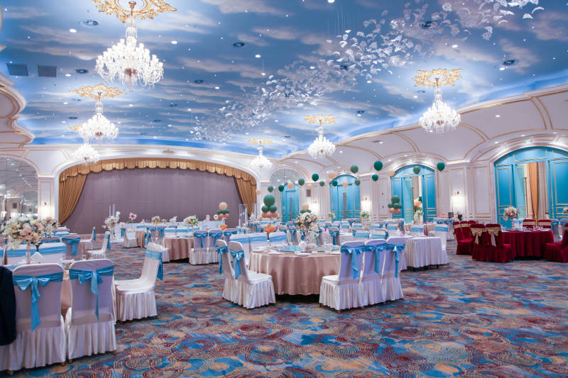 豪华宴会厅布置图片