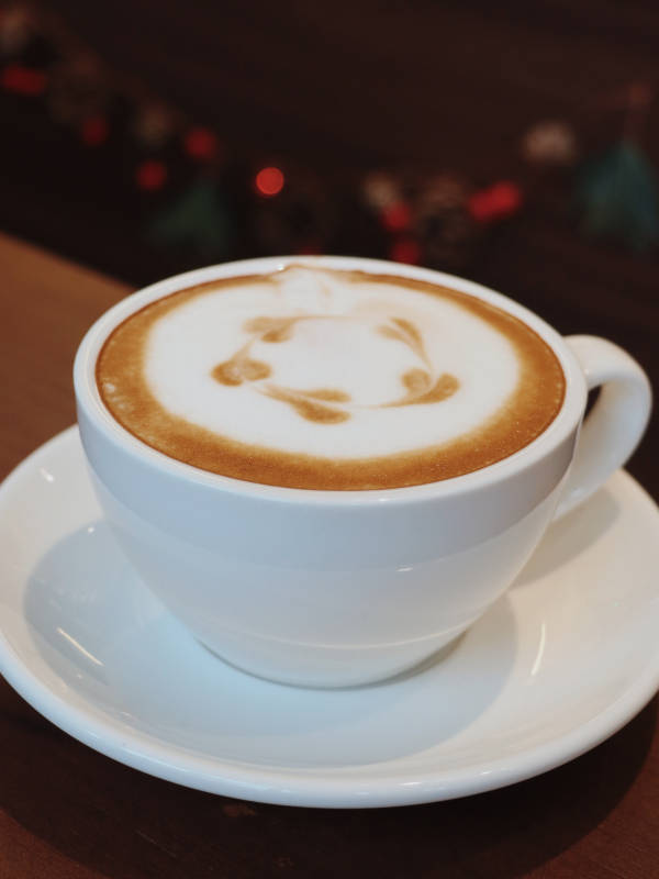 拿铁咖啡艺术图片