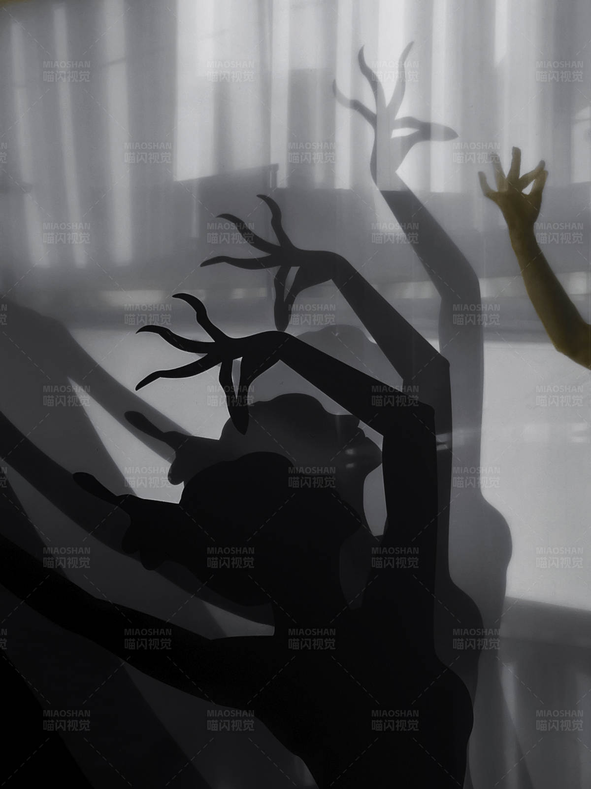 舞动的影子图片