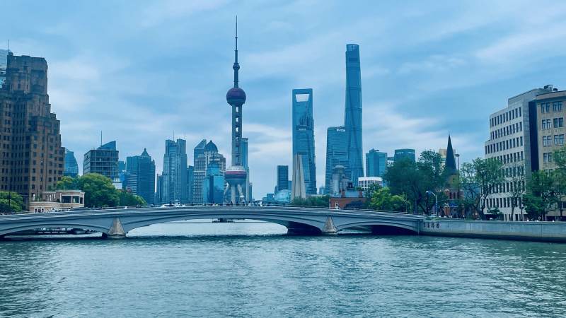 上海外滩与陆家嘴图片