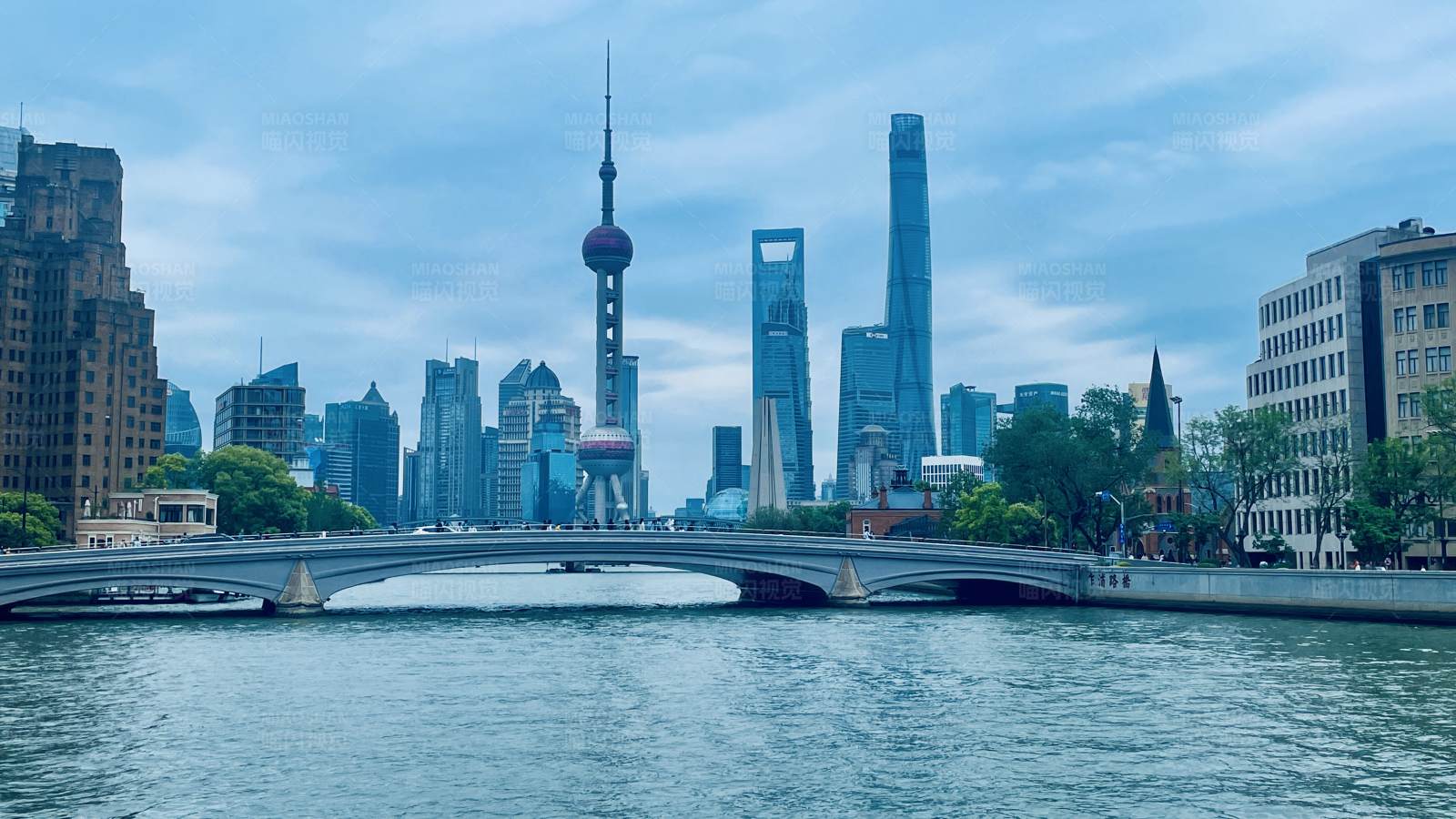 上海外滩与陆家嘴图片