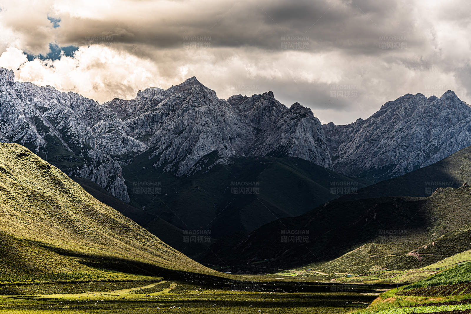 雪山峡谷--马牙雪山图片