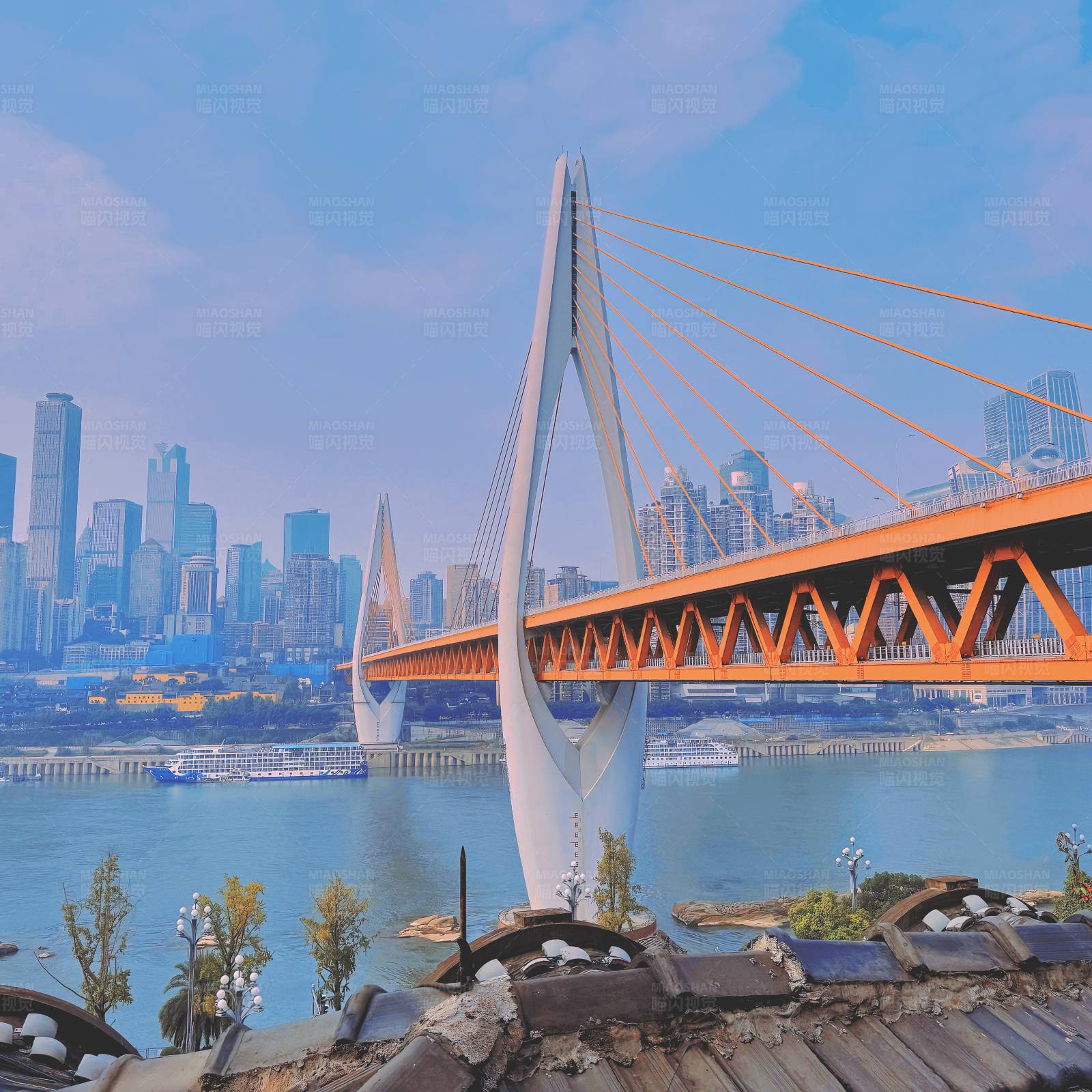 重庆东水门大桥图片