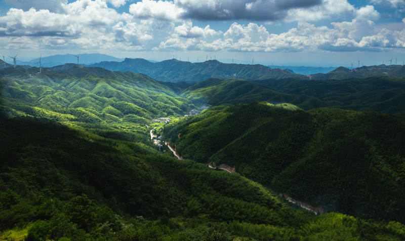 青山绿水 山谷风光图片